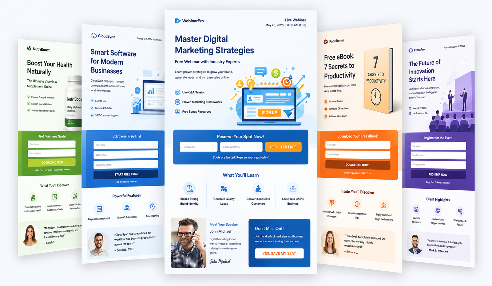 landing page design services​
